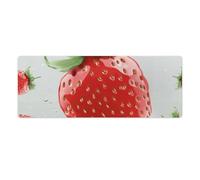 Tappetino per mouse da gioco Lovely Strawberry Extended Mouse Pad con base in gomma antiscivolo Tappetini per mouse Tappetini da tavolo per ufficio Gioco Casa 30x80cm