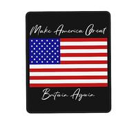Tappetino per Mouse da Gioco Make America Great Britain Again Tappetino Mouse Gaming Antipolvere Confortevole Mousepad Forma Rettangolare, per Gaming Mouse, Casa, Ufficio, 25x30cm