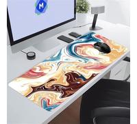 Tappetino per Mouse da Gioco Marrone Blu Rosa Tappetino Mouse XXL 1500x800x2 mm Tappetino Scrivania Grande Controllo Preciso del Mouse, Tenuta Stabile, Lavabile, Sottomano per Ufficio e casa