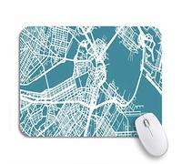 Tappetino per Mouse da Gioco Massachusetts Detailed Map of Scale 30 000 USA Sottomano Impermeabile Confortevole Tappetino per Il Mouse Antiscivolo, per Gioco, Scrivania, 25 x 30cm