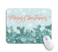 Tappetino Per Mouse Da Gioco Merry Christmas Holidays And New Year Winter Fir Brunches Tappetino Mouse Gaming Personalizzato Confortevole Tappetino Mouse, Per Ufficio, Computer, 25 x 30cm