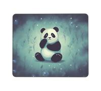 Tappetino per Mouse da Gioco Panda Pattern Print Tappetino Mouse Piccolo Portatile Antipolvere Sottomano, per Computer, Gaming Mouse, Laptop, 25x30cm