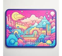 Tappetino per mouse da gioco per bambini, antiscivolo, controllo fluido e precisione, per giocatori, scrittori e impiegati (paesaggio)