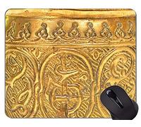 Tappetino per mouse da gioco personalizzato, tappetino per mouse in gomma raffigurante statua di Buddha della cultura