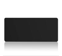 Tappetino per mouse da gioco, può essere utilizzato anche come tappetino da gioco di carte, retro in gomma, antiscivolo, tappetino per mouse commerciale, grande, dimensioni 70 x 30 cm, nero