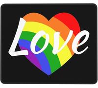 Tappetino per Mouse da Gioco Rainbow Love - Gay Lesbian Pride Mouse Pad