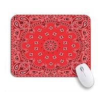 Tappetino per Mouse da Gioco Red Bandana in Colors You Can Easily Change The Tappetino per Il Mouse Antiscivolo Portatile Personalizzato Sottomano, per Computer, Gaming Mouse, 25 x 30cm