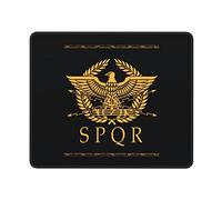 Tappetino per Mouse da Gioco Roman Senate Roman Emblem Confortevole Tappetino per Mouse Gaming Lavabile Desk Mat per Pc Laptop Ufficio 10X12In