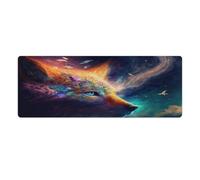 Tappetino per mouse da gioco Spirit Animals con bordi cuciti in gomma antiscivolo impermeabile e durevole per casa ufficio gioco 30x80 cm