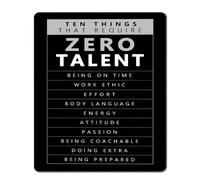 Tappetino per mouse da gioco SSOIU, personalizzato, ispirato, per ufficio, con citazioni motivazionali positive, dieci cose che non richiedono al