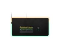 SteelSeries QcK Prism Cloth Oplyst tastatur og musepude