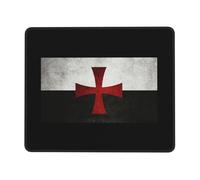 Tappetino per Mouse da Gioco Symbol of The Knights Templar Durevole Tappetino per Mouse Confortevole Desk Mat per Sensori da Gioco Laptop Ufficio 10X12In
