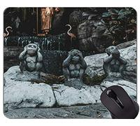 Tappetino per mouse da gioco, tappetini per mouse Statue Religion Buddha Statue
