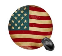 Tappetino per mouse da gioco Tappetino per mouse impermeabile con base in gomma antiscivolo lavabile personalizzato bandiera americana vintage 4 luglio USA Tappetino per mouse per computer portatile