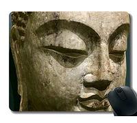 Tappetino per mouse da gioco, terra grande, grande acqua, grande fuoco, grande vento, tappetino per mouse in gomma antiscivolo Buddha