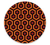 Tappetino per Mouse da Gioco The Shining Carpet Pattern Tappetino Mouse Confortevole Portatile Sottomano, per Ufficio, Gaming, Laptop, 20cm