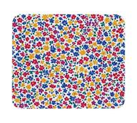 Tappetino per Mouse da Gioco Tiny Flower Pattern Tappetino Mouse Lavabile Portatile Sottomano, per Gaming Mouse, Laptop, Ufficio, 25x30cm