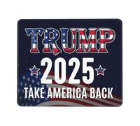 Tappetino per Mouse da Gioco Trump 2025 Take America Back Tappetino Mouse Confortevole Portatile Sottomano, per Scrivania, Laptop, Computer, 25x30cm