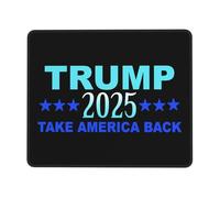 Tappetino per Mouse da Gioco Trump 2025 Take America Back Tappetino per Il Mouse Antiscivolo Portatile Impermeabile Mousepad Forma Rettangolare, per Computer, Casa, Laptop, 25x30cm