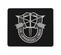 Tappetino per Mouse da Gioco Us Army Special Forces Tappetini Mouse Impermeabile Confortevole Mousepad Forma Rettangolare, per Gaming Mouse, Casa, Ufficio, 25x30cm