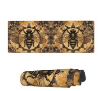 Tappetino Per Mouse Da Gioco Vintage Dragonfly Black Flower Tappetino Mouse Personalizzato Mousepad Forma Rettangolare, Per Gaming Mouse, Casa, Computer, 80x30cm
