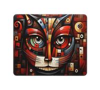 Tappetino per mouse da scrivania con gattini colorati meccanici, antiscivolo, design ecologico per giochi e ufficio.