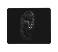 Tappetino per mouse da scrivania con stampa di pantera animale, adatto per ufficio e gioco, 25,4 x 30,5 cm