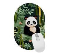 Tappetino per mouse da scrivania in bambù, leggero, antiscivolo, 28 x 18 cm, per casa, scuola e ufficio