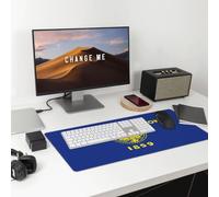 Tappetino per mouse da ufficio con bandiera dello stato dell'Oregon, resistente, antiscivolo, ecologico, per maggiore comfort e stabilità.