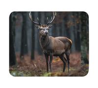 Tappetino per Mouse Deer in The Tappetino Scrivania Confortevole Mouse Pad Waterproof Desk Mat per Pc Ufficio Mac 25X30Cm