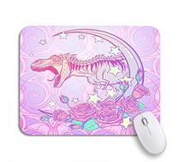 Tappetino Per Mouse Detailed Sketch Drawing Of The Roaring Tyrannosaurus Rex Tappetino Per Il Mouse Antiscivolo Lavabile Confortevole Tappetini Mouse, Per Ufficio, Gioco, 25 x 30cm