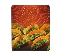 Tappetino per mouse divertente con motivo alimentare, impermeabile, con base in gomma antiscivolo, tappetino per mouse da gioco liscio con bordo cucito, tappetino per mouse per computer, decorazione