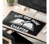 Tappetino per mouse divertente con scritta "Just One More Chapter"