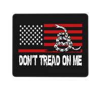 Tappetino per Mouse Dont Tread On Me American Flag Tappetino Mouse Gaming Antipolvere Base Antiscivolo in Gomma Sottomano, per Gaming, Ufficio, Computer, 25x30cm