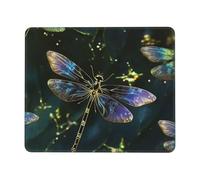 Tappetino per Mouse Dragonfly Print Tappetino Mouse Gaming Impermeabile Base Antiscivolo in Gomma Mousepad Forma Rettangolare, per Scrivania, Laptop, Gaming Mouse, 25x30cm