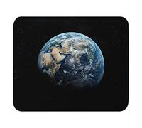 Tappetino per Mouse Earth As Seen from Space Protezione Scrivania da Ufficio Tappetino Scrivania con Base in Gomma Antiscivolo Desk Mat per Ufficio Gaming Mac 25X30Cm