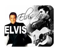 Tappetino per mouse Elvis Presley, tappetino per mouse in gomma (220 mm x 180 mm x 3 mm)
