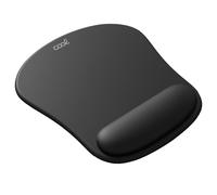 Tappetino per mouse ergonomico con poggiapolsi nero