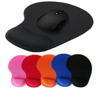 Tappetino per mouse ergonomico per poggiapolsi Comodo supporto per il polso Tappetino per mouse antiscivolo Tappetino per mouse morbido per PC portatile