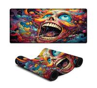 Tappetino per mouse esteso colorato motivo miracoli psichedelici accadono lavabile 40x90 cm per computer portatile PC ufficio design carino accessori da scrivania