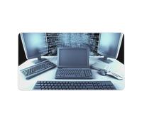 Tappetino per mouse esteso con bordi cuciti, grande, antiscivolo, tappetino da scrivania per computer e tastiera Internet, protezione da scrivania per lavoro, gioco, ufficio, casa