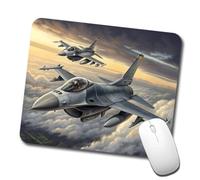 Tappetino per Mouse F-16 Fighting Falcon Planes Flying in Formation Durevole Gaming Mouse Pad Soffice Desk Mat per Laptop Pc Mac 10X12In