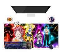 Tappetino per mouse Fairy Anime Tail Lucy | Tappetino per mouse impermeabile extra large (35.4" × 15.7" × 0.12") | Base in gomma antiscivolo per PC, portatile, e-Sport | Protezione tastiera e mouse (3
