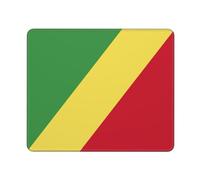 Tappetino per Mouse Flag of Congo Republic of The Print Mouse Mat Waterproof Tappetino per Mouse da Gioco Pulire Desk Mat per Gaming Mac Computer Portatile 25X30Cm