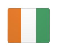 Tappetino Per Mouse Flag Of Cote Dlvoire Print Mousepad Lavabile Protezione Scrivania Da Ufficio Confortevole Tappetino Per Tastiera Per Pc Computer Portatile Laptop 25X30Cm