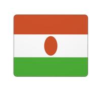Tappetino per Mouse Flag of Niger Print Mousepad Confortevole Mouse Pad con Base in Gomma Antiscivolo Mouse Mat per Laptop Computer Portatile Gaming 25X30Cm