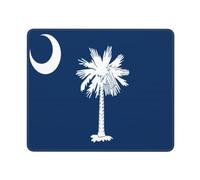 Tappetino per Mouse Flag of South Carolina Print Mousepad Waterproof Mouse Pad Pulire Protezione Scrivania da Ufficio per Gaming Computer Portatile Mac 25X30Cm