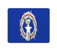 Tappetino per Mouse Flag of The Northern Mariana Islands Print Mouse Mat Waterproof Mousepad Lavabile Tappetino per Mouse da Gioco per Gaming Mac Computer Portatile 25X30Cm