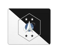 Tappetino per Mouse Flag of The Senior Enlisted Advisor of The Space Force Print Mousepad con Base in Gomma Antiscivolo Mouse Pad Tappetino per Tastiera per Ufficio Gaming Laptop 25X30Cm