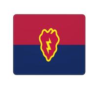 Tappetino per Mouse Flag of The United States Army 25Th Infantry Division Print Tappetino per Mouse da Gioco Portatile Mousepad Multifunzione Mouse Mat per Mac Gaming Computer Portatile 25X30Cm